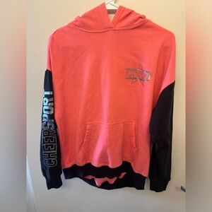 Pink and black sweatshirt